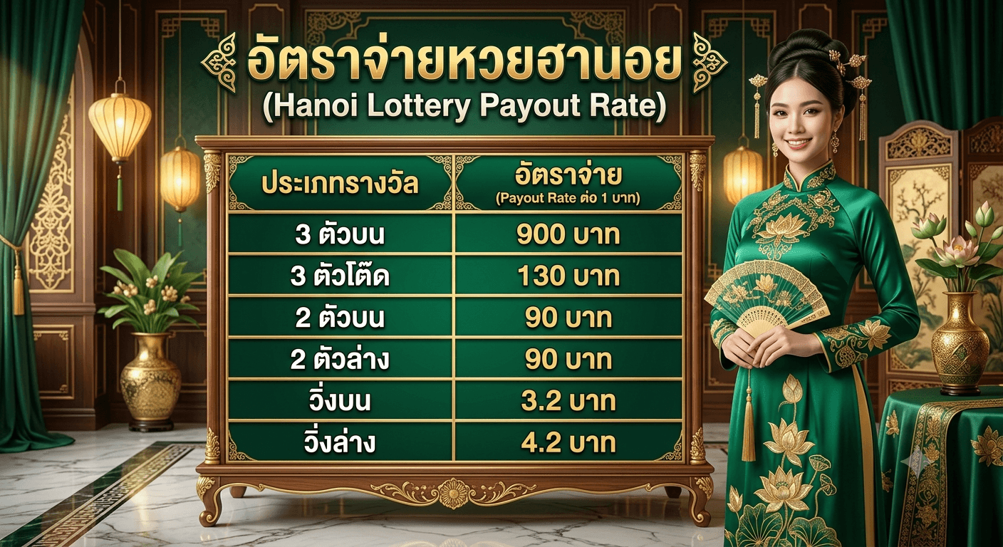 หวย ฮานอย บาท ละ 900